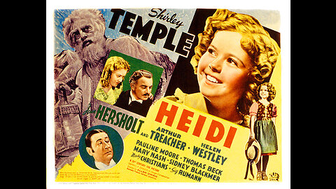 Heidi (1937) ⭐️ Shirley Temple ⭐️Jean Hersholt ⭐️Arthur Treacher ⭐️Sidney Blackmer | Drama, Musical
