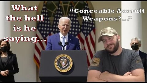 What was Biden talking about with Assault Pistols?... Should we even worry?...