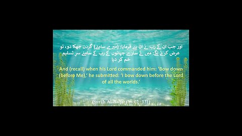 Complete Quran Part # 61 {Surah Al-Baqarah (The Cow) 131-132} HD #shorts