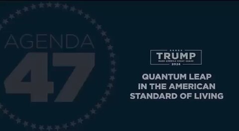 Trump Statement: Quantum Leap in the American Standard of Living! This has to be one of the most ex