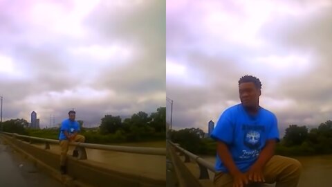 BODYCAM: Officers Attempt To Save Man Who Threatens To Jump Off Bridge