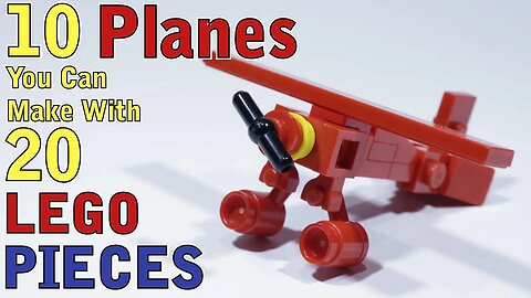 10 Planes you can make with 20 Lego pieces