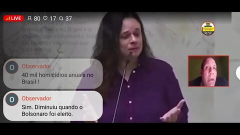 Evangelistão : Janaína Paschoal vai ao desespero com Michelle Bolsonaro