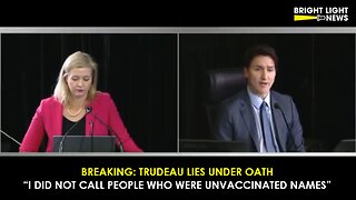 BREAKING: Justin Trudeau Lies Under Oath: "I Did Not Call People Who Were Unvaccinated Names"