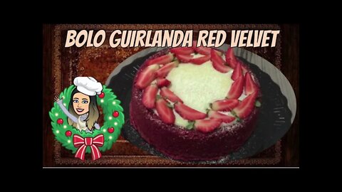 [RECEITA DE NATAL] Bolo Guirlanda Red Velvet | Lindo, Delicioso e Fácil | Faça e Venda