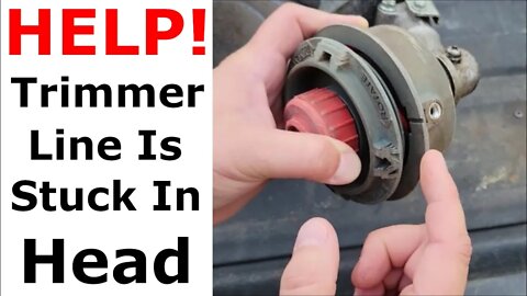 Help! How to Fix a Jammed Up Trimmer Head | Ryobi Expand-It Example