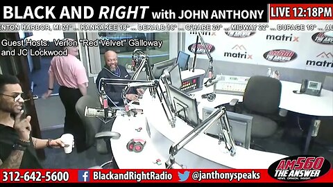 Chicago AM560 BLACK & RIGHT RADIO SHOW/ JC COLT LOCKWOOD Guest Stars PT1 #COLTWASNEVERHERE