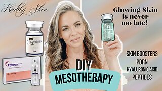 GLOWING SKIN with DIY Mesotherapy (Hyaron, Curenex, Dermaheal SR)