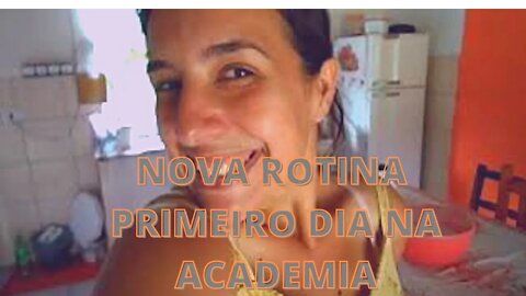 Vlog- Nova Rotina- Primeiro dia na academia- 90 dias pós Hérnia- Organização