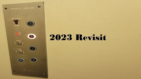2023 Reshoot: Awesome 1961 Westbrook Traction Elevator at South Square (Newton, NC)