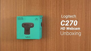 Logitech C270 HD WebCam Unboxing And Review video in 2022