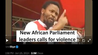 African Parliament calls to kill white women and children 5x