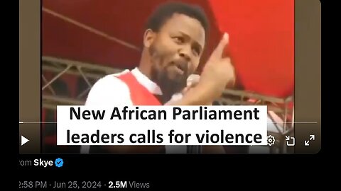 African Parliament calls to kill white women and children 5x