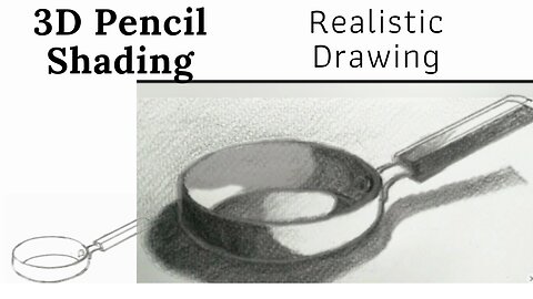 3D Pencil Shading || tutorial || Learn essential technique to casting shadow with just pencil