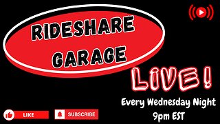 Rideshare Garage LIVE Stream |Uber Driver Lyft Driver