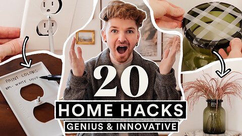 20 GENIUS Home Hacks That CHANGED MY LIFE 🏠 DIY Hacks to Save Time + Money!