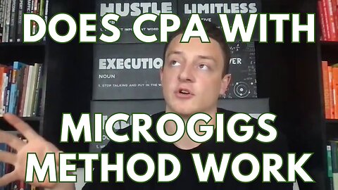 Does CPA Marketing With Microgigs Method Work