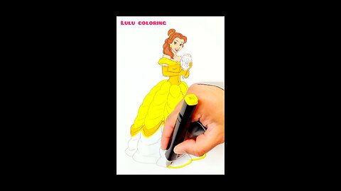 Disney princess belle/ coloring page. #art #craft.