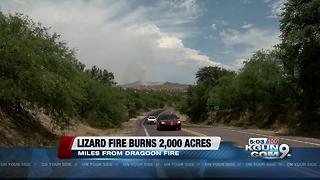 Lizard Fire causes 200 to evacuate in Dragoon