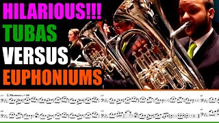 HILARIOUS PERFORMANCE!!! TUBAS had enough of RITZY GLITZY SHOWBOATING from EUPHONIUMS 😂😂😂😂