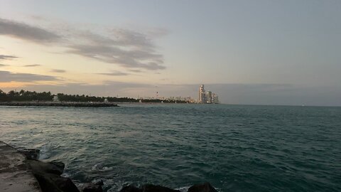 Atlantic at dusk