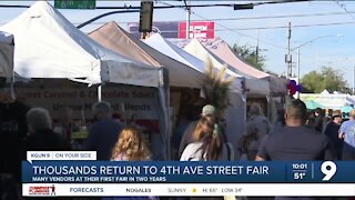 After long hiatus, vendors grateful for Fourth Avenue Street Fair’s return
