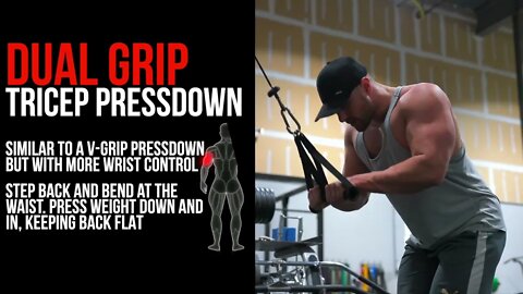 Dual Grip Tricep Pressdown