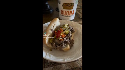 Buona Italian Beef & Ditka’s Hot Giardiniera #GFS #ItalianBeef #Chicago #ChicagoBeef #Giardiniera