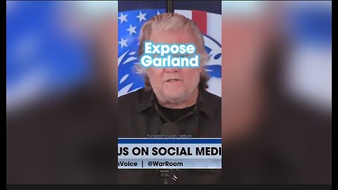 Steve Bannon: Republicans Finally Investigating Garland - 5/16/24