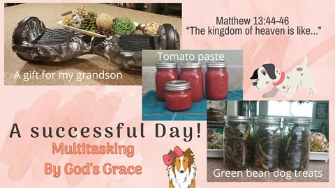 A successful day... 😊 The Kingdom of Heaven is like...