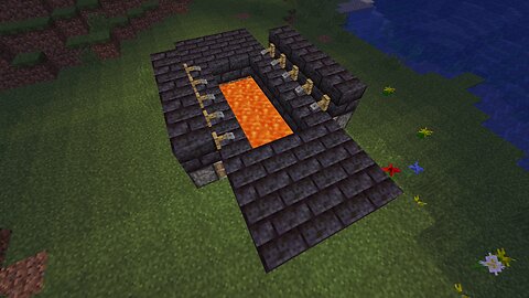 How to build a piston bridge in Minecraft!