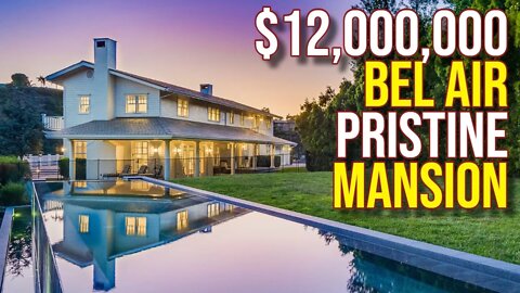 Inside $12,000,000 Bel-Air Pristine Mansion