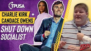 Candace Owens & Charlie Kirk SHUT DOWN Socialist