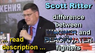 A truly inspirational answer on WAGNER vs. BLACKWATER _Scott_Ritter_