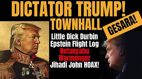 Melissa Redpill Update Huge Dce 6: "Dictator Trump Townhall-Epstein Flight Log, Netanyahu Warmonger"