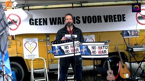 Speech Willem Engel bij Vredesdemo Amsterdam 25 februari 2024.