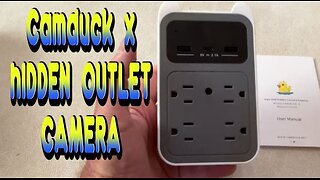 CamDuck X Outlet hidden Spy Camera