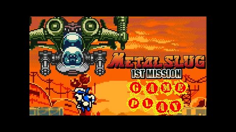 Metal Slug: 1st Mission - Neo•Geo Pocket Color Gameplay 😎Benjamillion