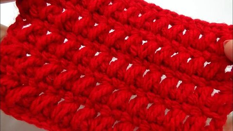 How to crochet simple stitch free written pattern in description