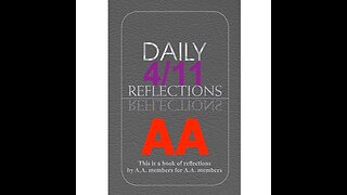 Daily Reflections – April 11 – A.A. Meeting - - Alcoholics Anonymous - Read Along