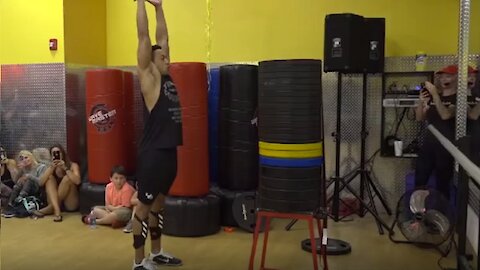 Man Sets Guinness World Record For Highest Standing Jump