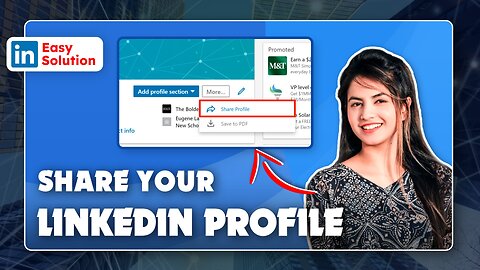 🌐🤝 How to share LinkedIn profile 🚀📄