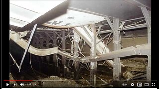 New York subway blown up