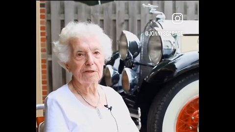 101 Years Old & Still Driving Her 1930 Straight Eight 740 Packard