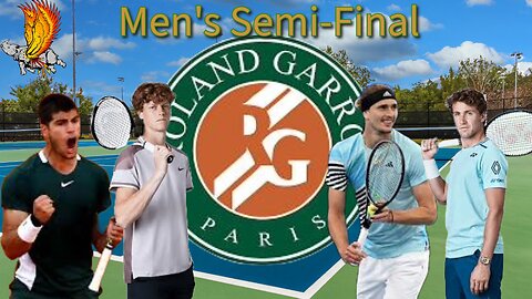 Roland Garros Men's Semi Finals: Alcaraz Vs Sinner and Zverev Vs Ruud