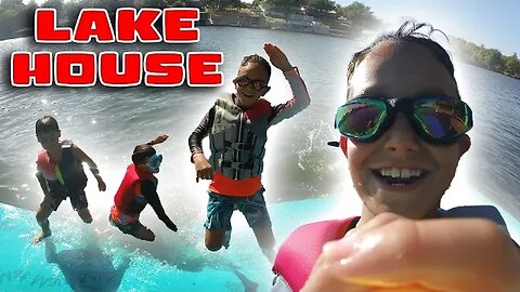 Summer Lake House Trip - Watch Noah and Friends Enjoy the Last Week of Summer Vacation on the Lake