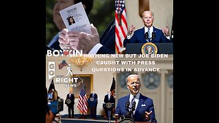 NOTHING NEW BUT JOE BIDEN CAUGHT WITH PRESS QUESTIONS IN ADVANCE