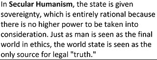 Secular Humanism is the Religion of Tyranny