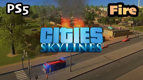 Firefighters Save the Day Cities Skylines #shorts