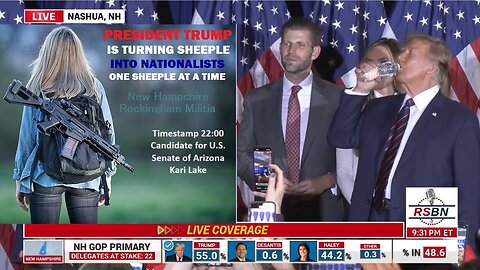 President Trump Destroyed Nikki Nimrata in New Hampshire. Bitch Got 20% of Republican Vote 1.23.24